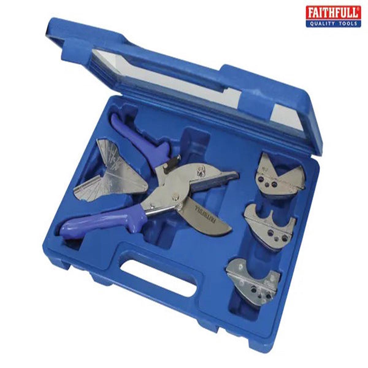 Faithfull Multi-Function Gasket & Pipe Mitre Shears Kit