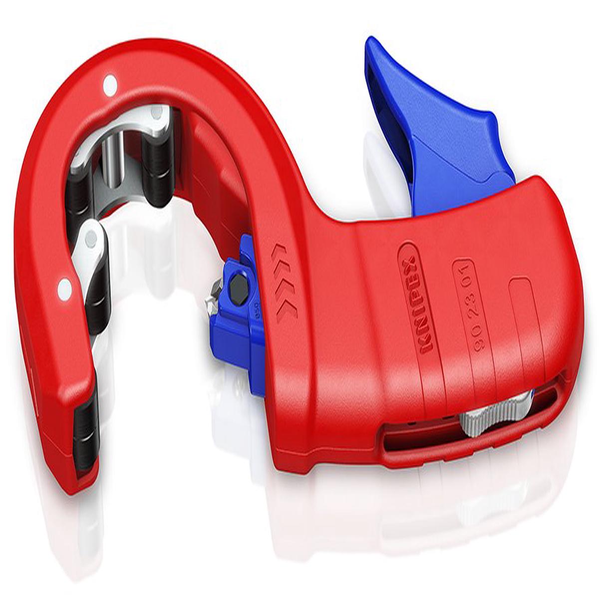 Knipex 90 23 01 BK DP50 Pipe Cutter For Plastic Drain Pipes 202mm (50mm )