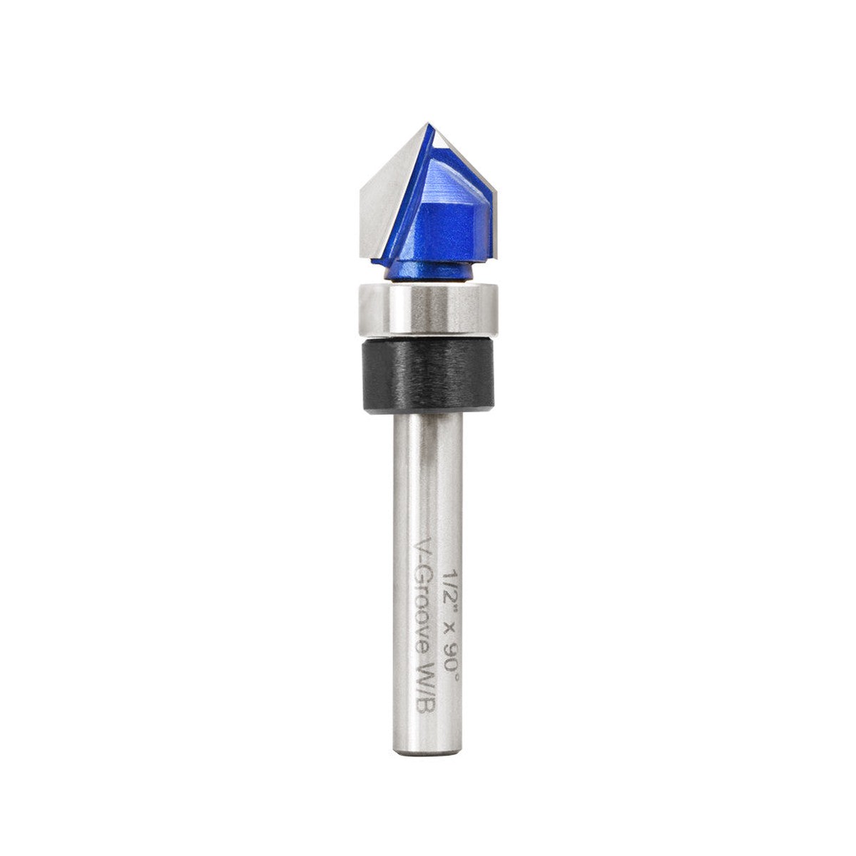 1/2" 90 V GROOVE ROUTER BIT WITH BEARIN