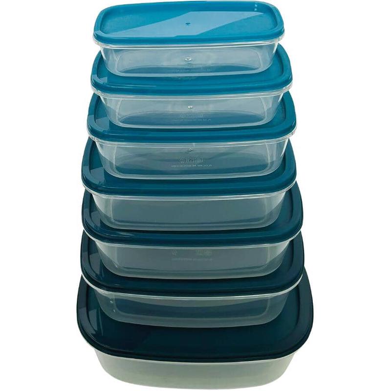 14 Piece Navy Food Storage Set