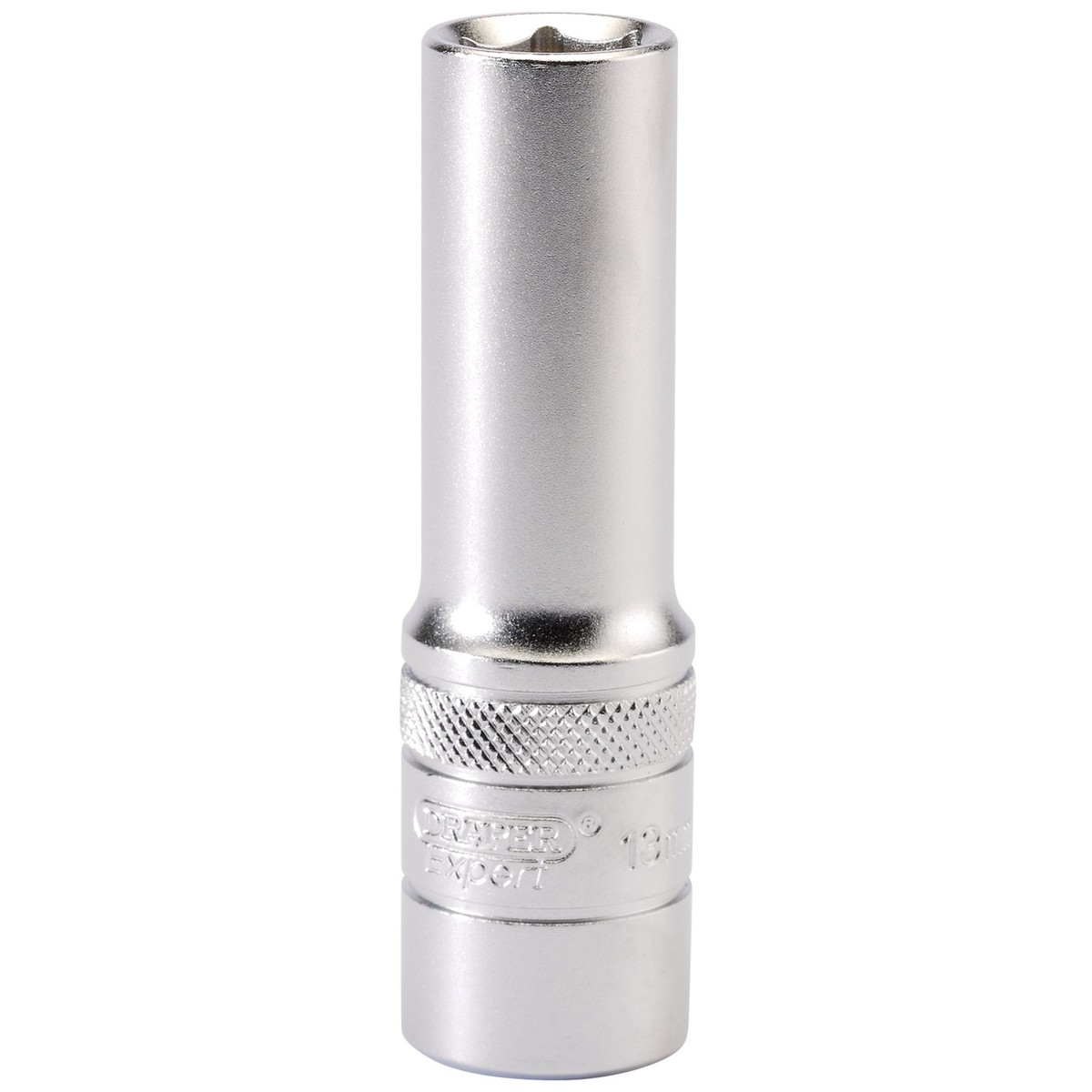 Draper 16646 6 Point Metric Deep Socket, 1/2" Sq. Dr., 13mm