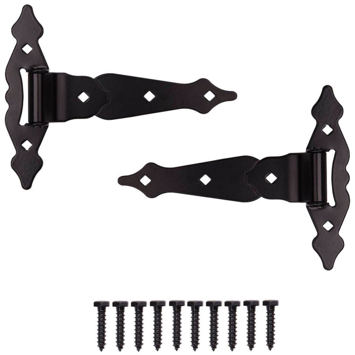 ProSource 33185PKS-PS T-Hinge Steel Black Loose Pin Pin 180 deg Range of Motion 55 (Pair) lb
