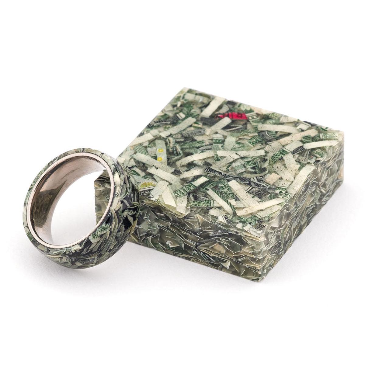 Shredded Cash Ring Blank