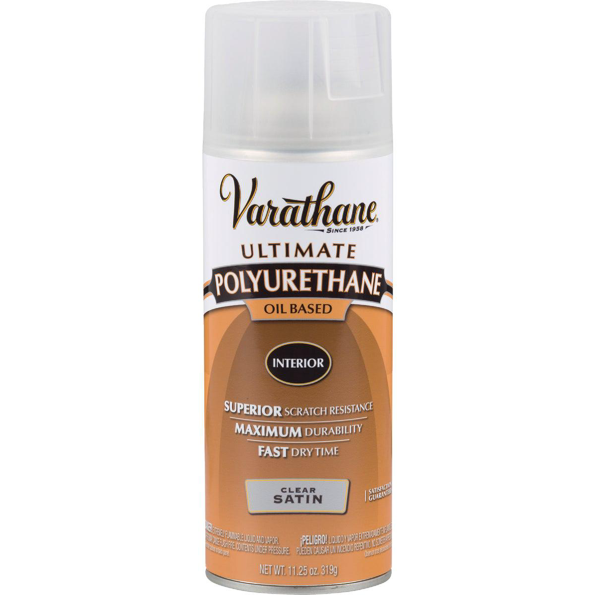 Varathane Satin Clear Interior Spray Polyurethane 1125 Oz