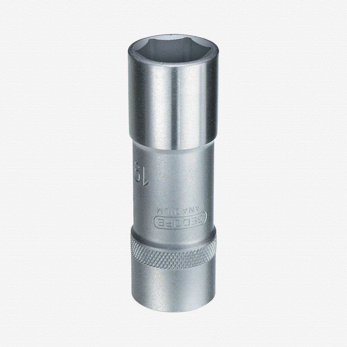 Gedore 19 L 19 Socket 1/2", long 19 mm