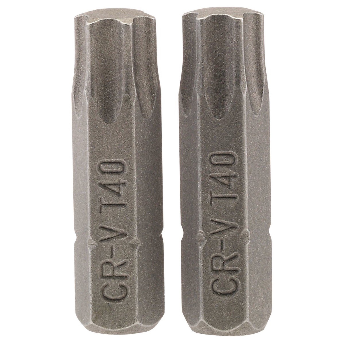 GENUINE Draper T40 1/4" Hex. Draper TX-STAR Insert Bit 25mm Long x 2 | 66437