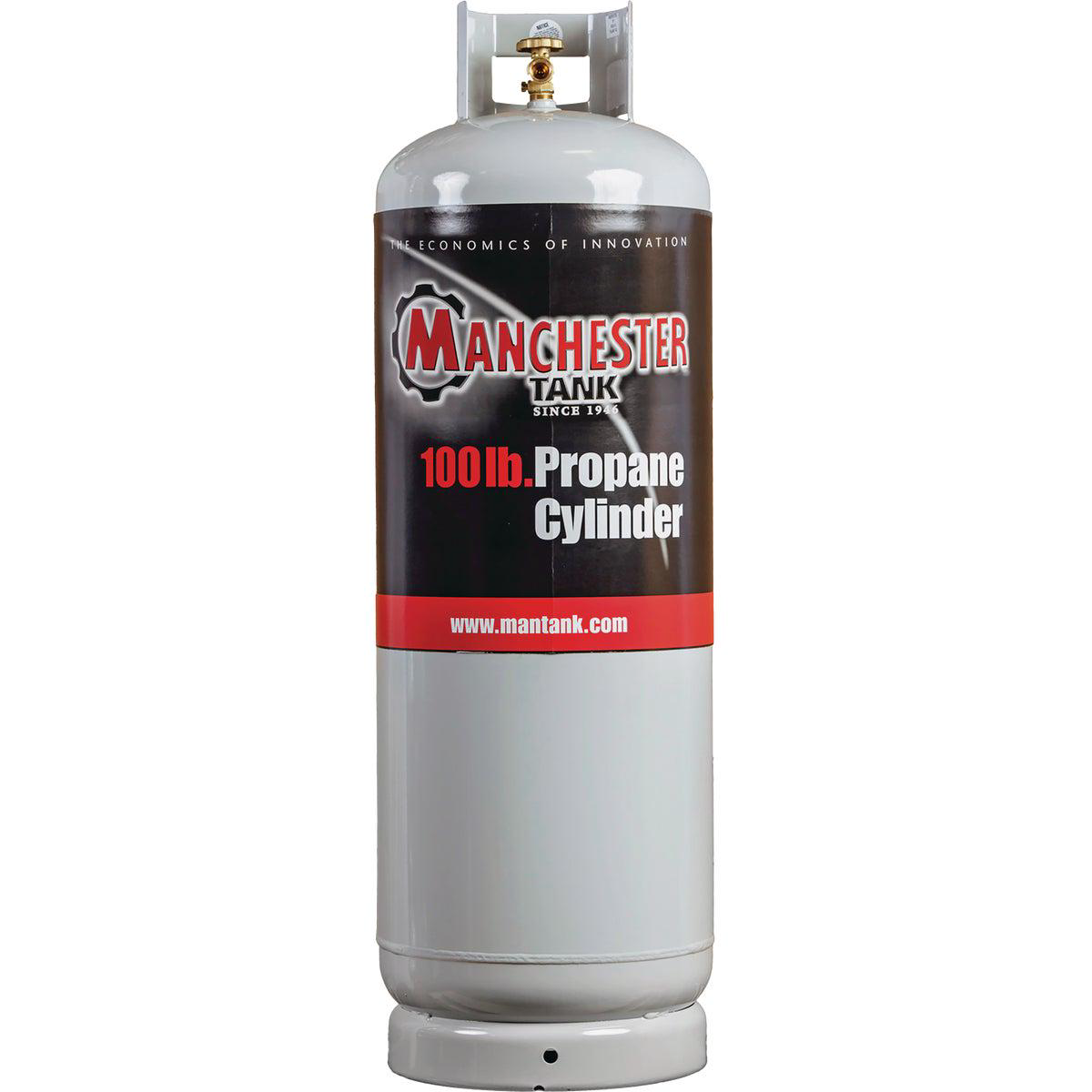 Manchester Tank and Equipment 100 Lb Capacity Steel DOT Vertical LP Cylinder