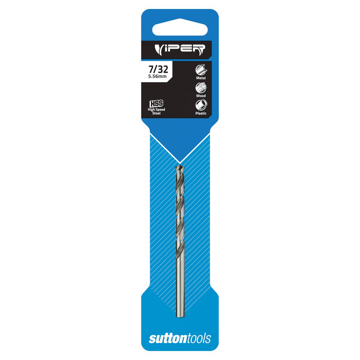 SUTTON 7/32 Inch Jobber HSS Viper Drill Bit