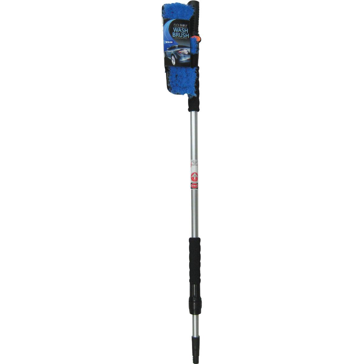 Viking 10 In Deluxe Flo-Thru Wash Brush with 40 In to 66 In Telescoping Handle
