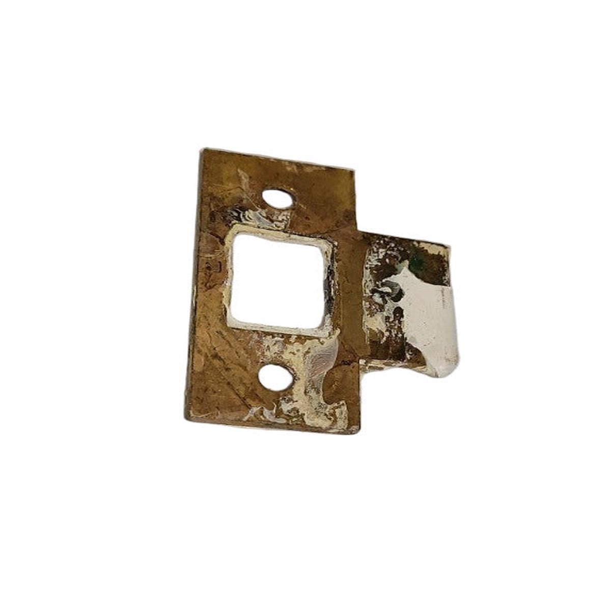 Vintage Brass Door Strike Plate  2" x 1 "
