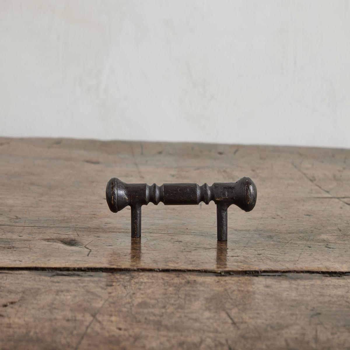 Handmade Mexican Riveted Drawer Pull, Small