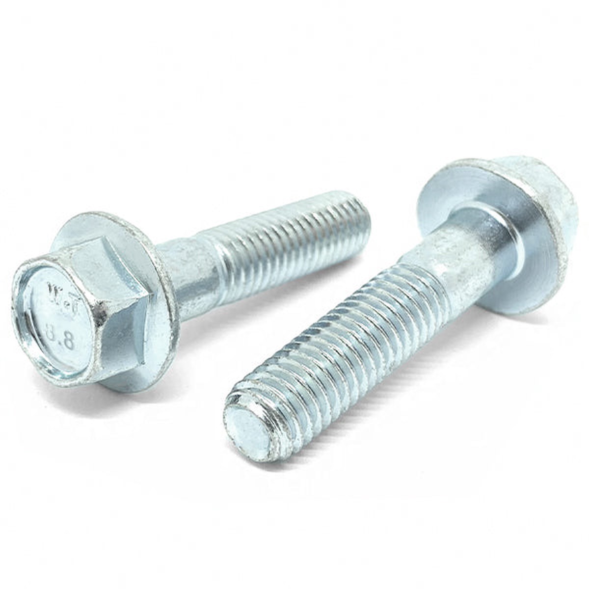 M12-1.75x90 Class 8.8 Hex Flange Bolts Zinc Clear