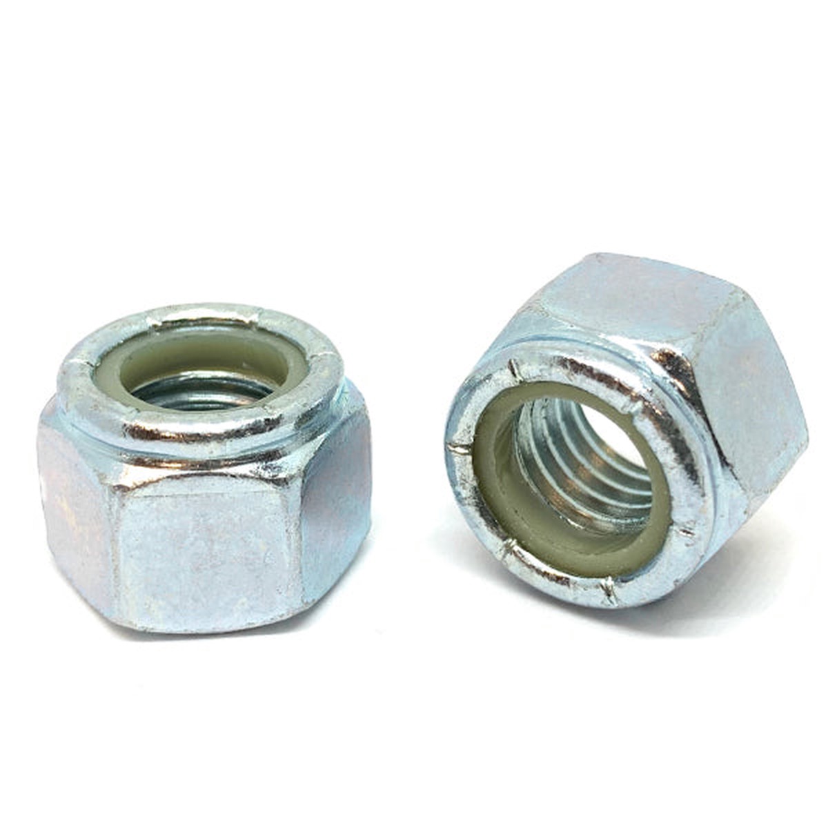 M16-1.5 Class 10 Nylon Insert Hex Nuts Fine Thread Zinc