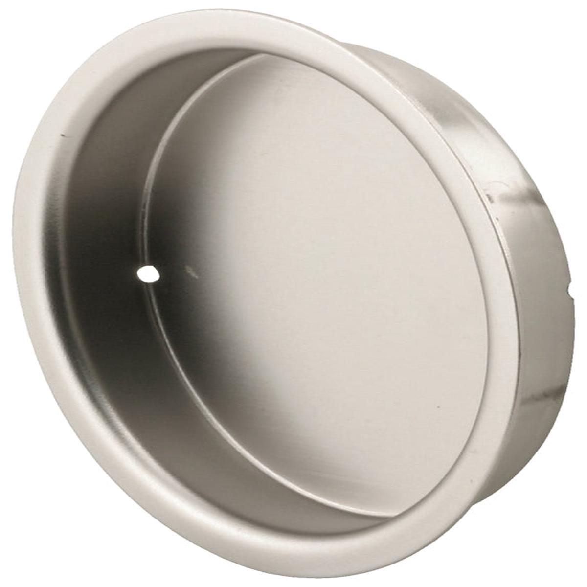 Prime-Line N 7206 Door Pull 2 in Dia 516 in D Steel Satin Nickel