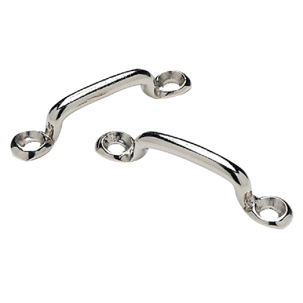 Seachoice 2-1116 In L x 1132 x 1-732 In ID Nickel Plated Brass Wire Battery Eye Strap (2-Pack)