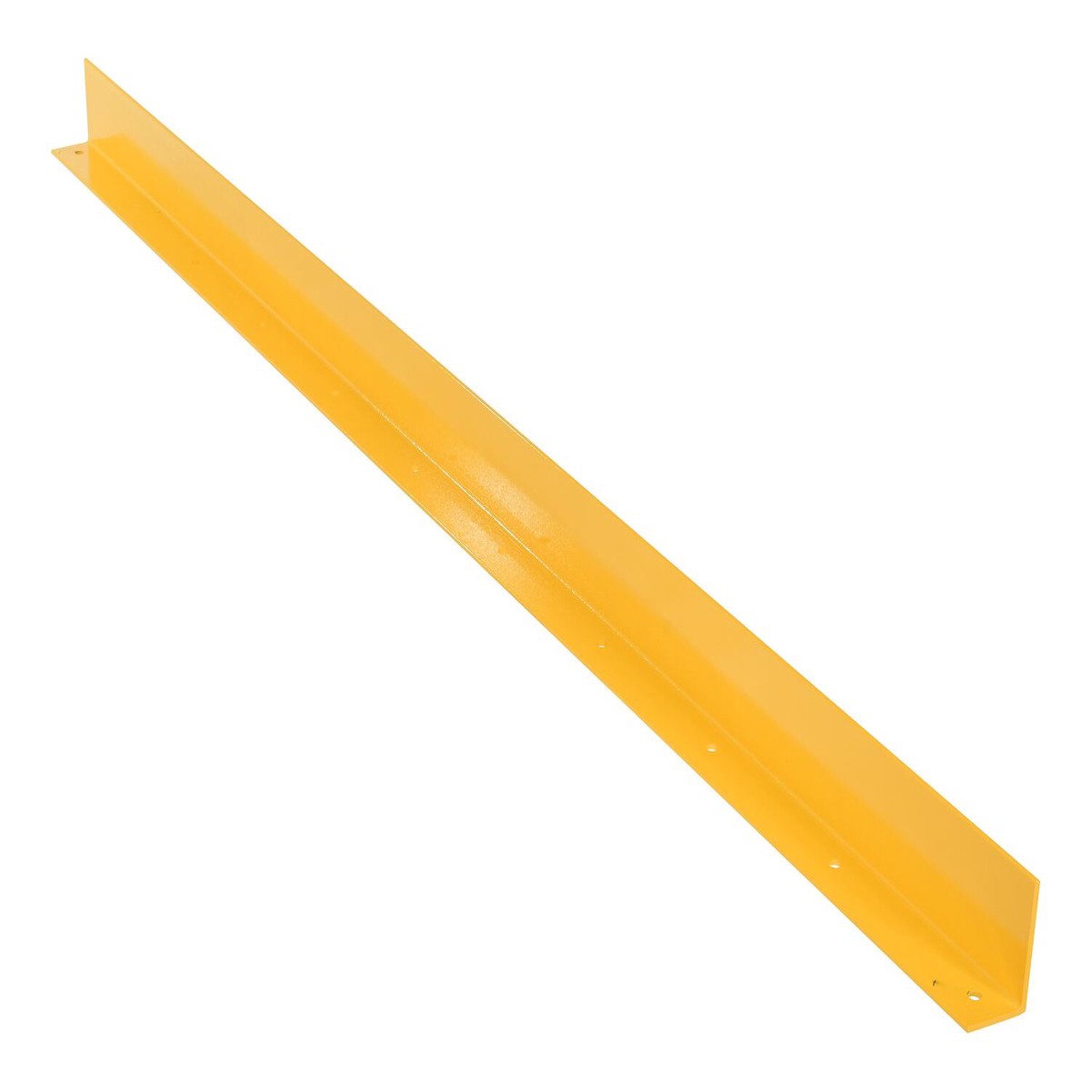 Steel Floor Safety Curb 3/8" Thick 96" Long Yellow