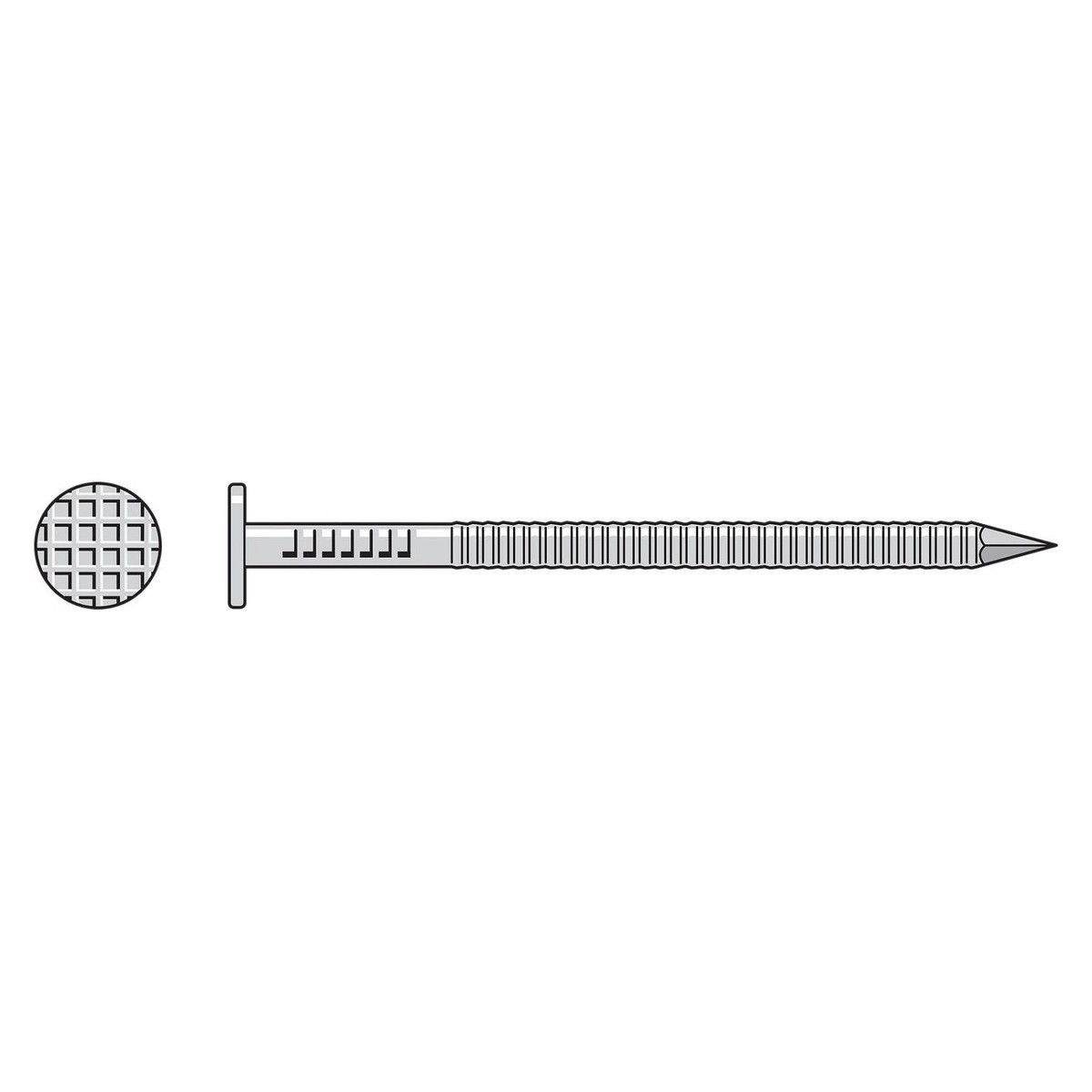 5d (1-3/4") Wood Siding Nail - 304 Stainless Steel, 25 lb Pkg (6500 Fasteners)