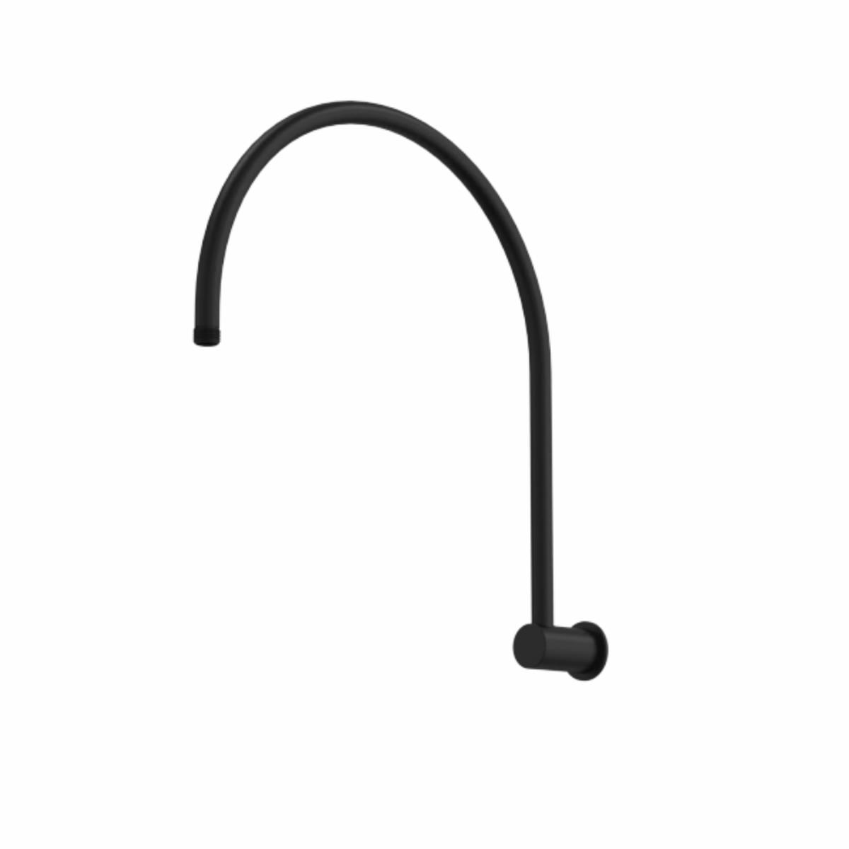 Caroma Upswept Shower Arm Matte Black