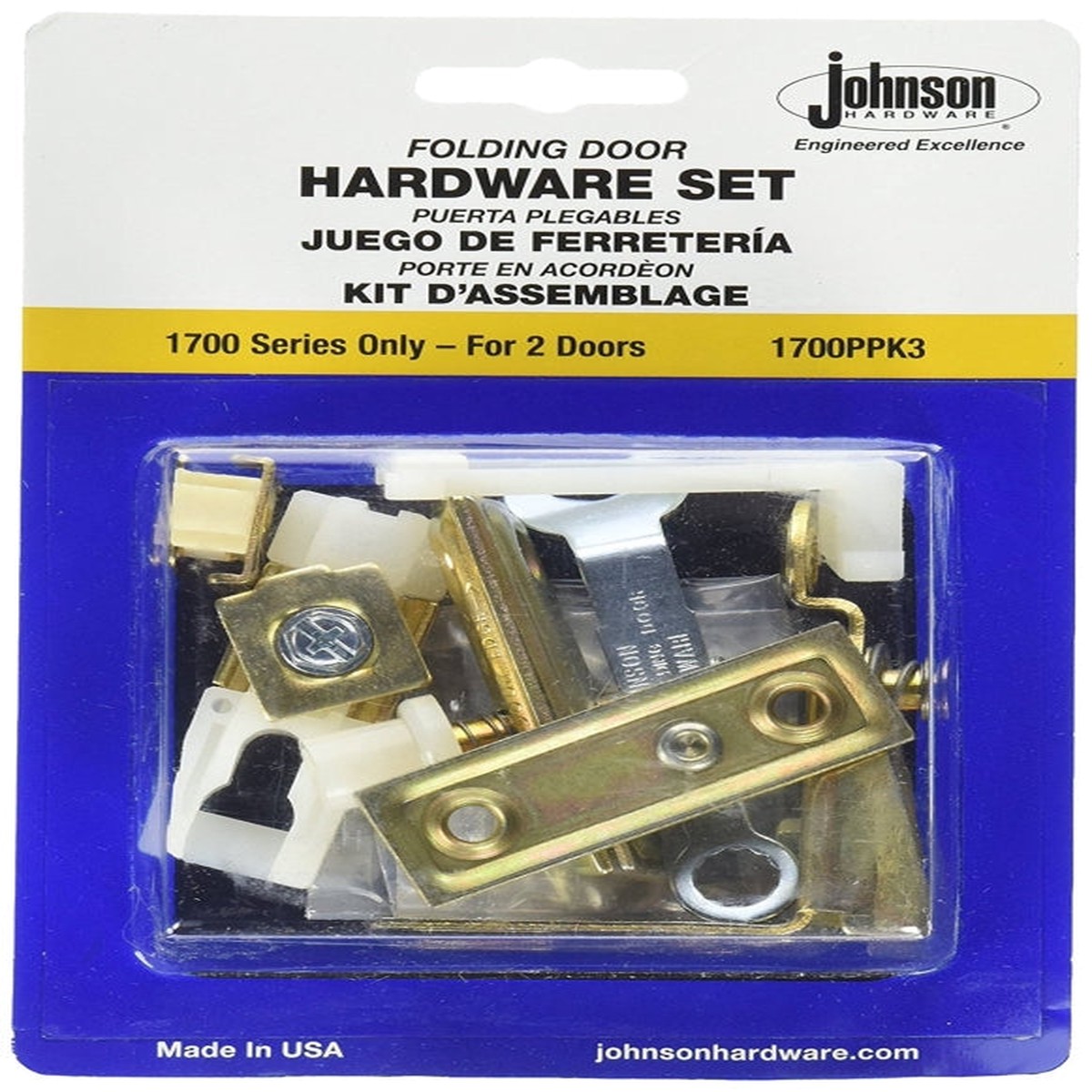 Johnson Hardware 1700 Series 1700PPK3 Door Hardware