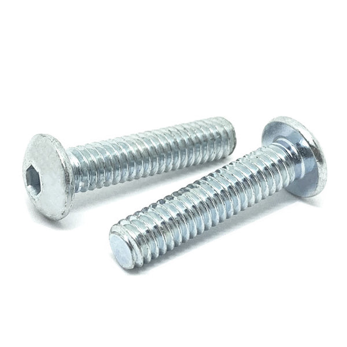 M5-0.8x12 Class 12.9 Alloy Button Socket Head Cap Screws Zinc