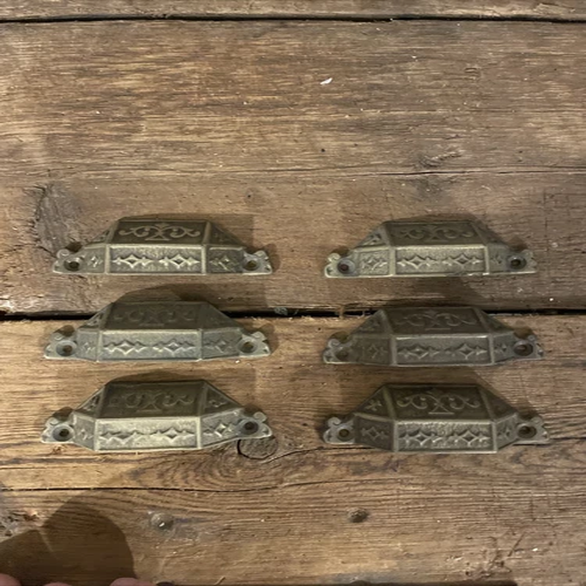 SET Antique Ornate, Door Handles, Drawer Pulls, Neo Grec, Eastlake, Italianate