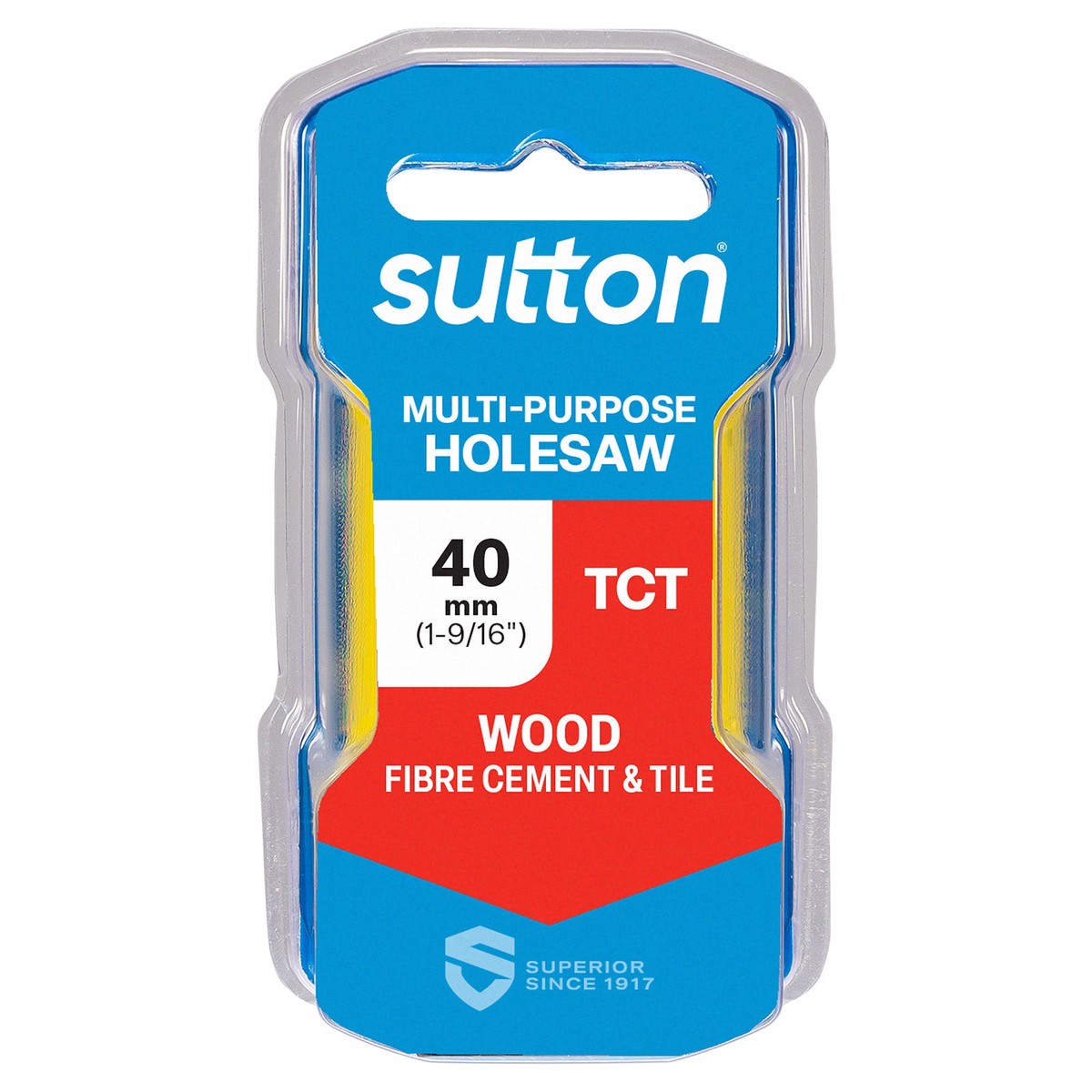 SUTTON 40mm (1-9/16 Inch) H127 TCT Multi-Purpose Holesaw
