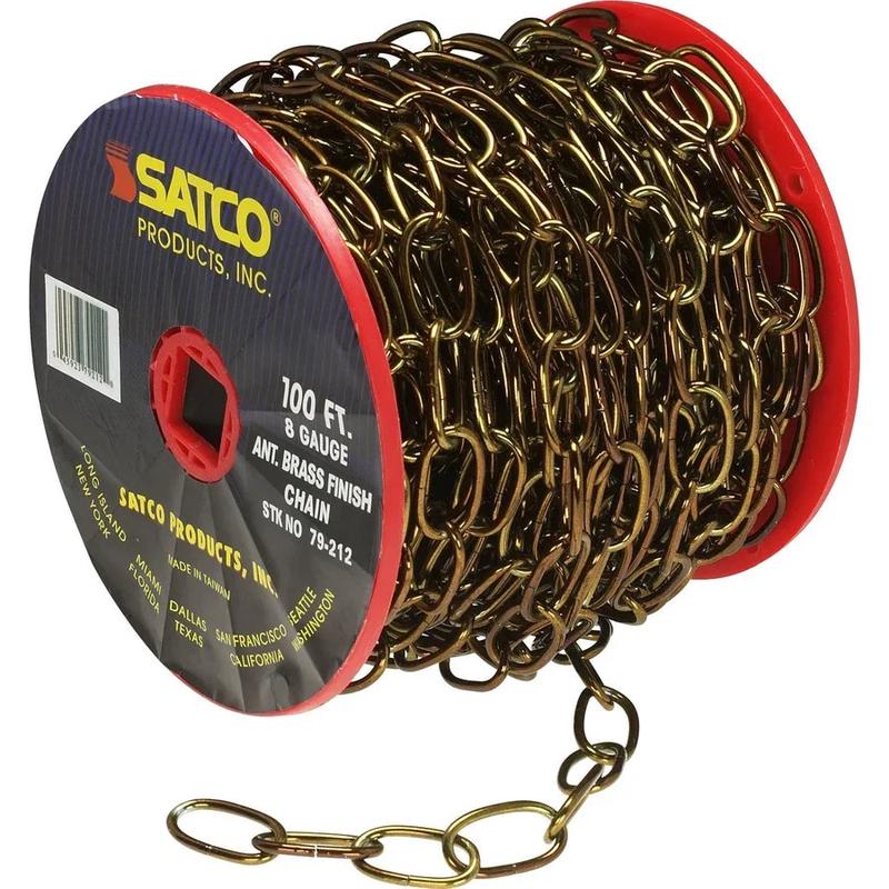 100' REEL CHAIN ANT BR 8 GAUGE