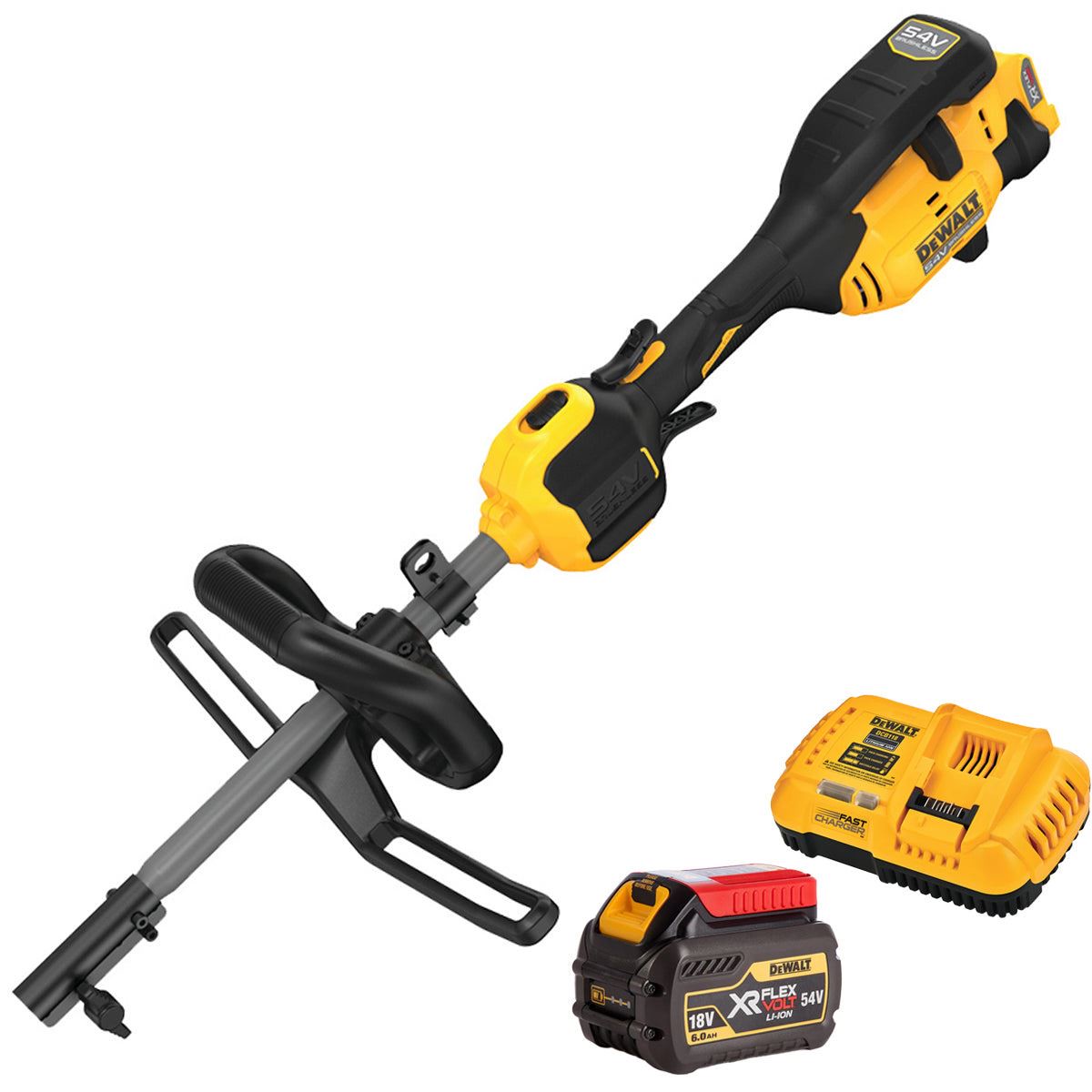 Dewalt DCMAS5713N-XJ 54V FlexVolt Brushless Split Boom with 1 x 6.0Ah Battery & Charger
