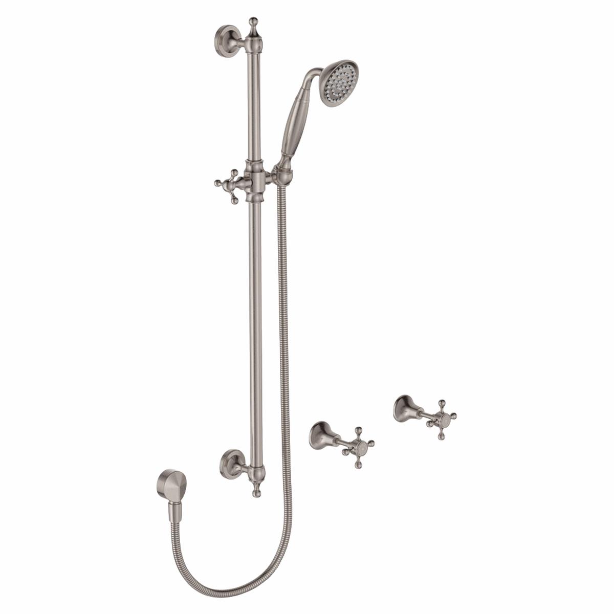 Fienza Lillian Rail Shower Set Brushed Nickel