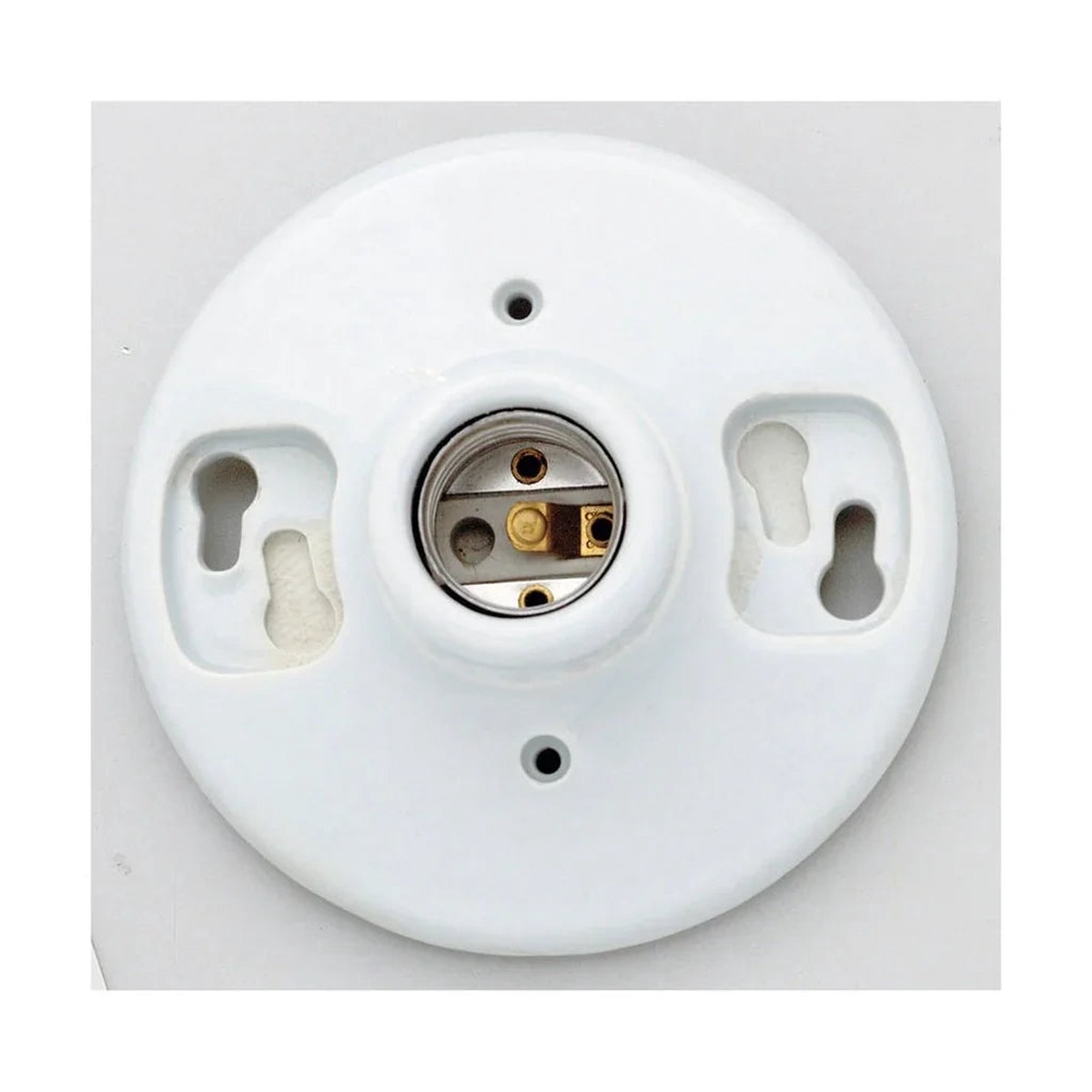 KEYLESS PORCELAIN LAMP HOLDER-