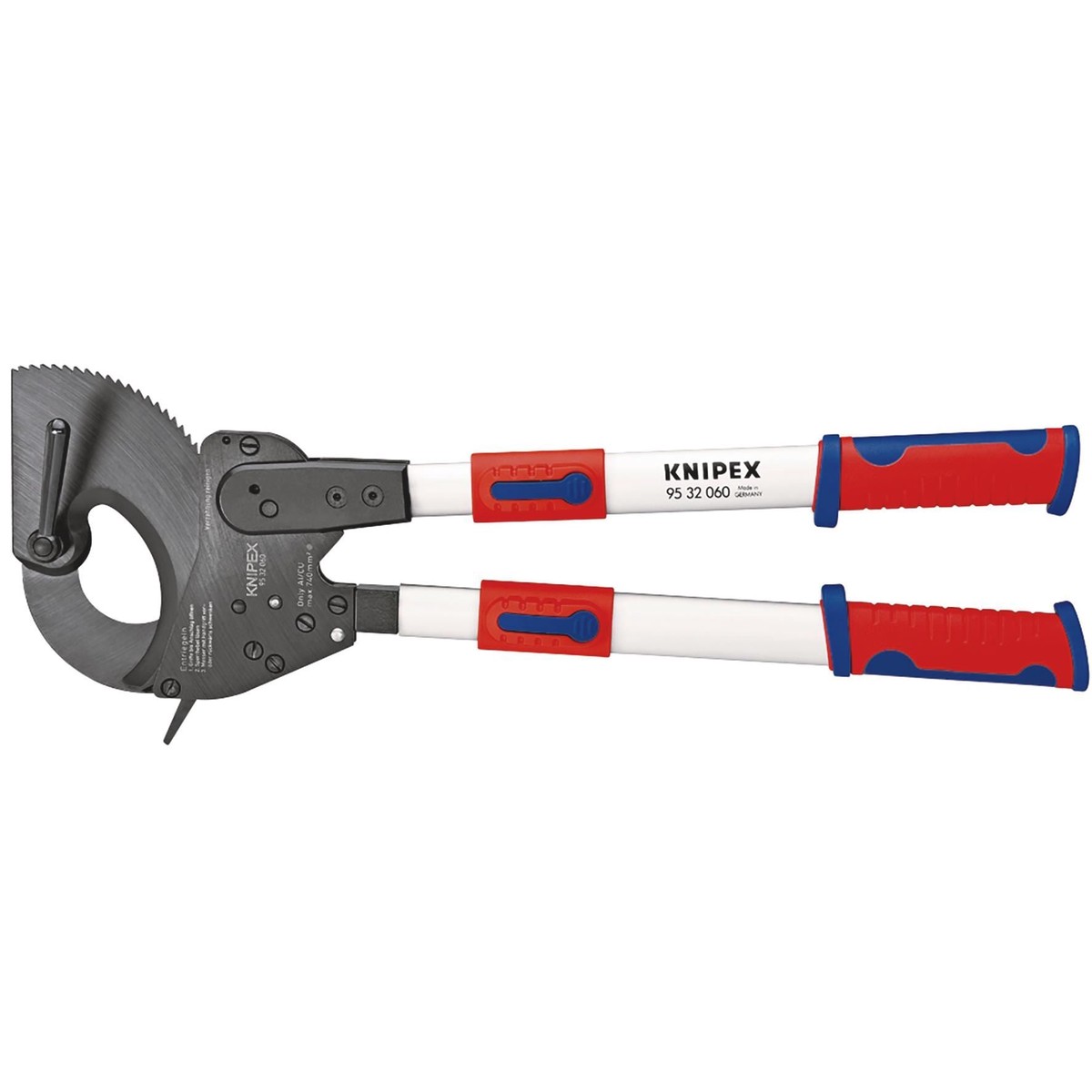 KNIPEX 95 32 060 Cable Cutter, Ratchet Action with Telescopic handles 630mm