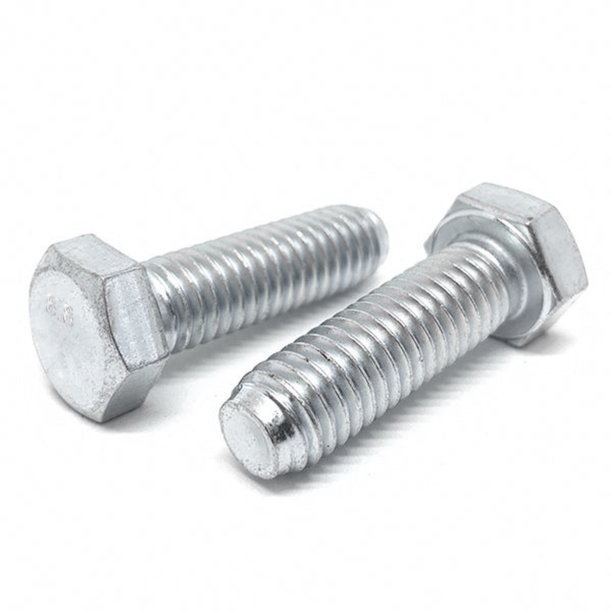 M6-1.0x16 Class 8.8 Hex Cap Screws Zinc Clear