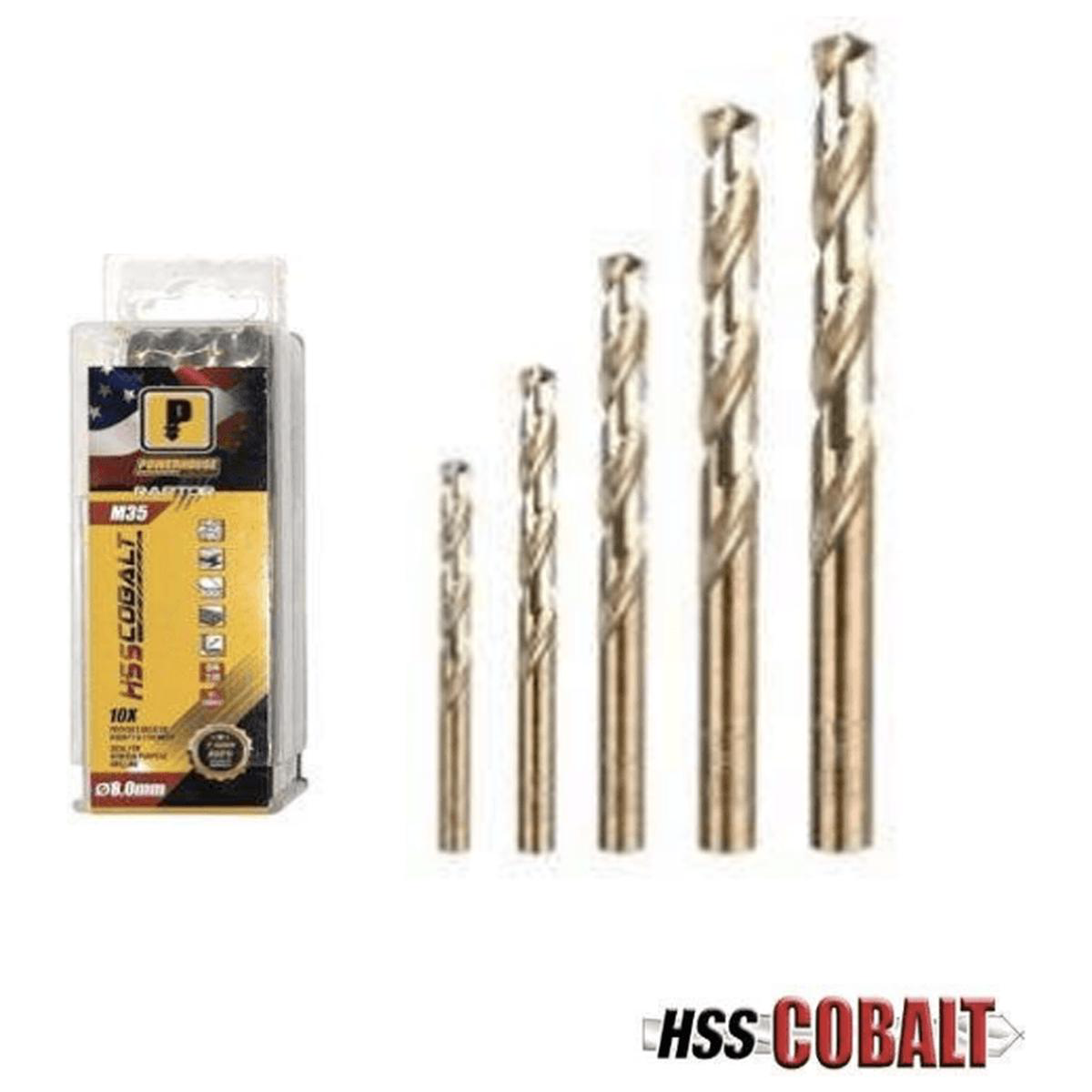 Powerhouse ANSI M35 Jobber Drill Bit Metric (Tube Pack)