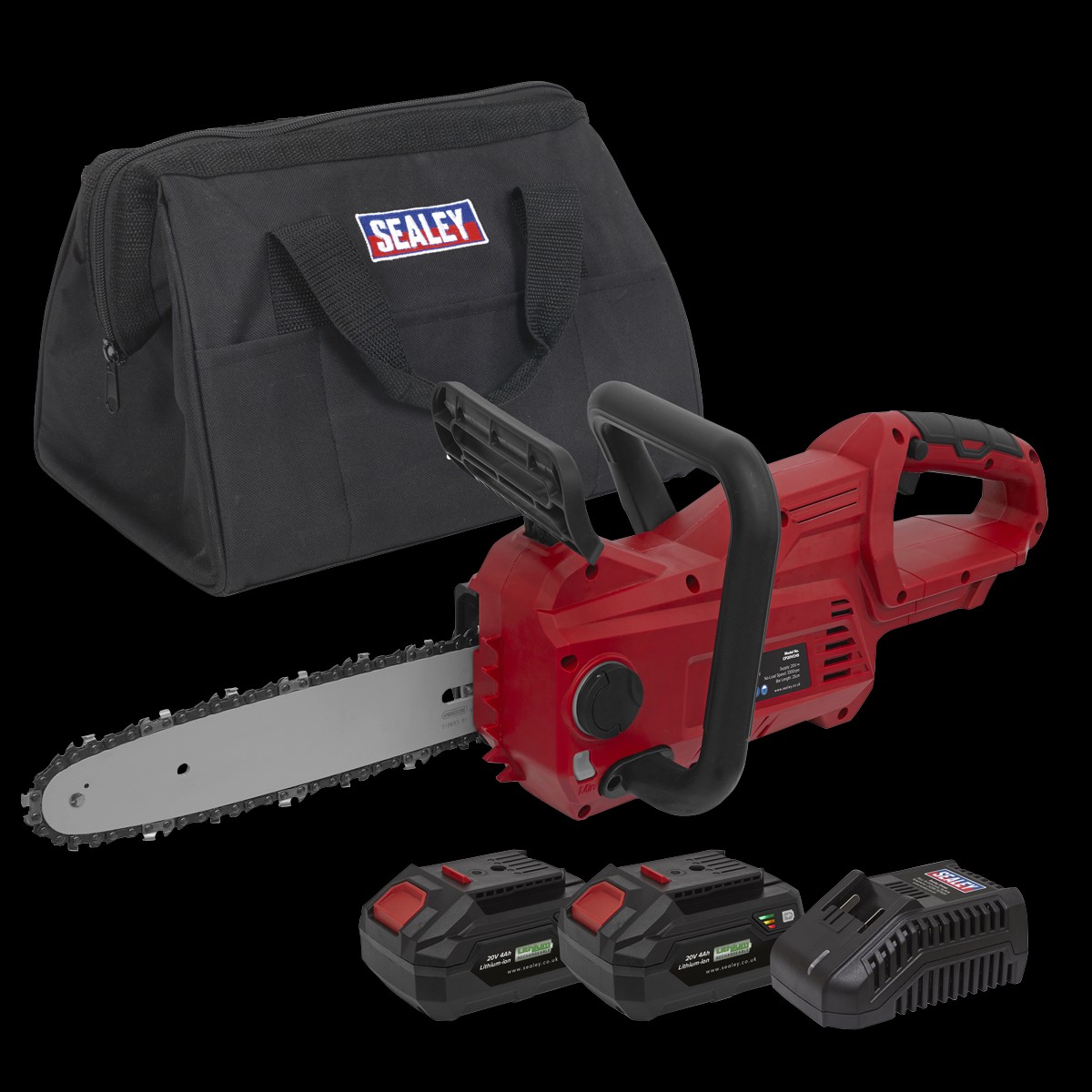 Sealey CP20VCHSKIT 20V SV20 Series 25cm Cordless Chainsaw Kit - 2 Batteries