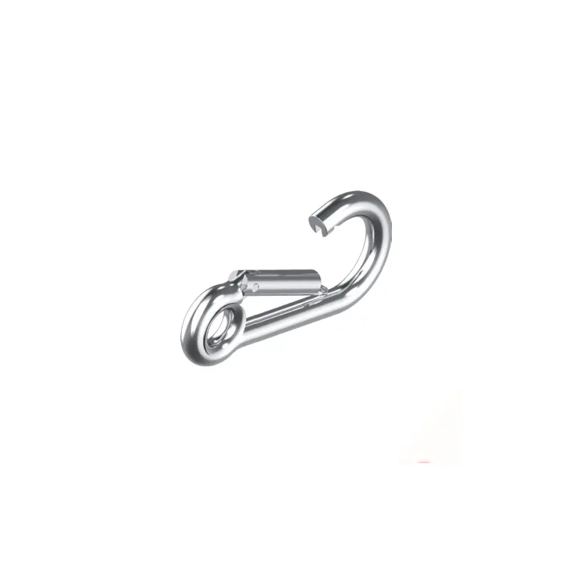 Spring Hook With Eye - 316 Stainless Steel
