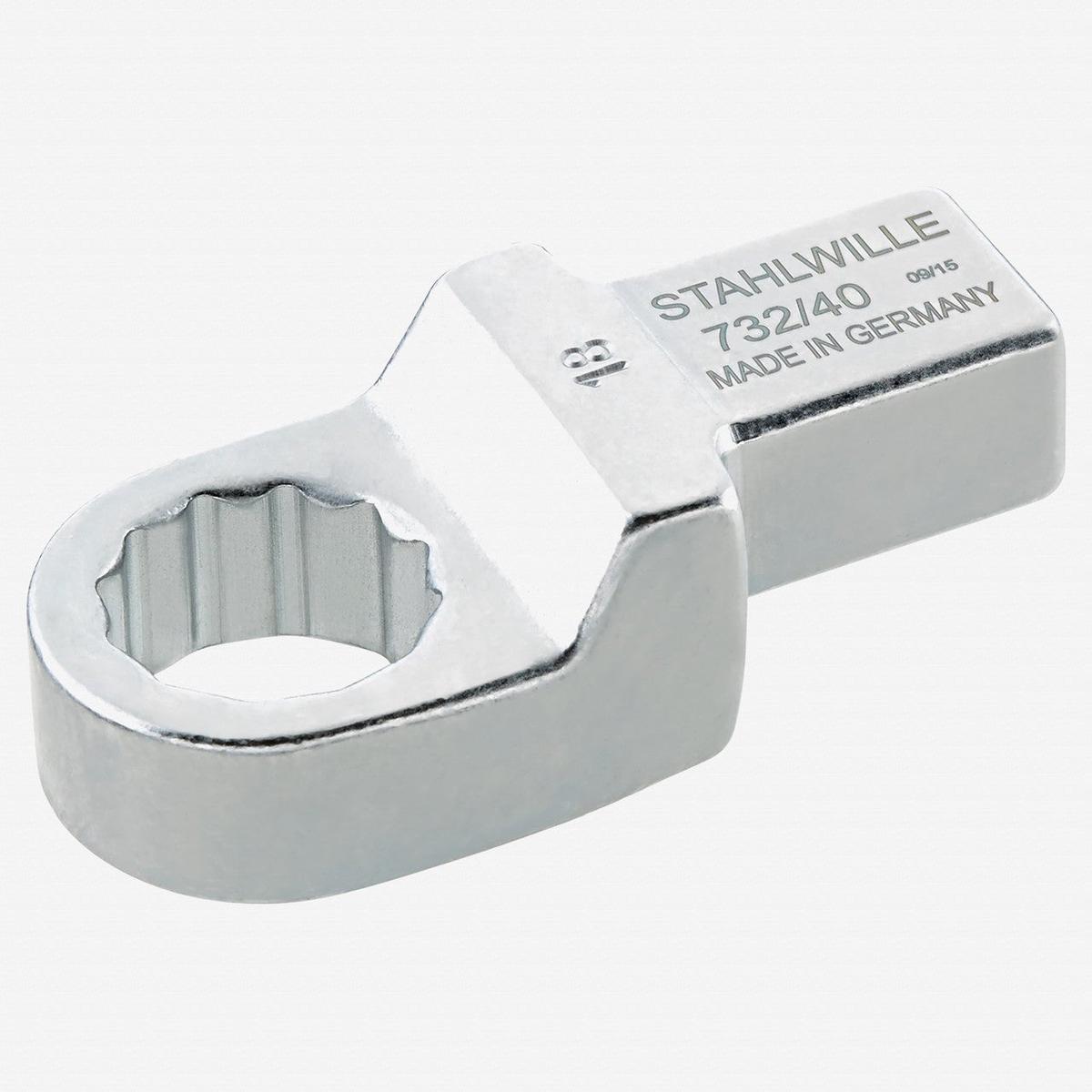 Stahlwille 732/40 Ring Insert Tool, 17 mm, 14x18 mm