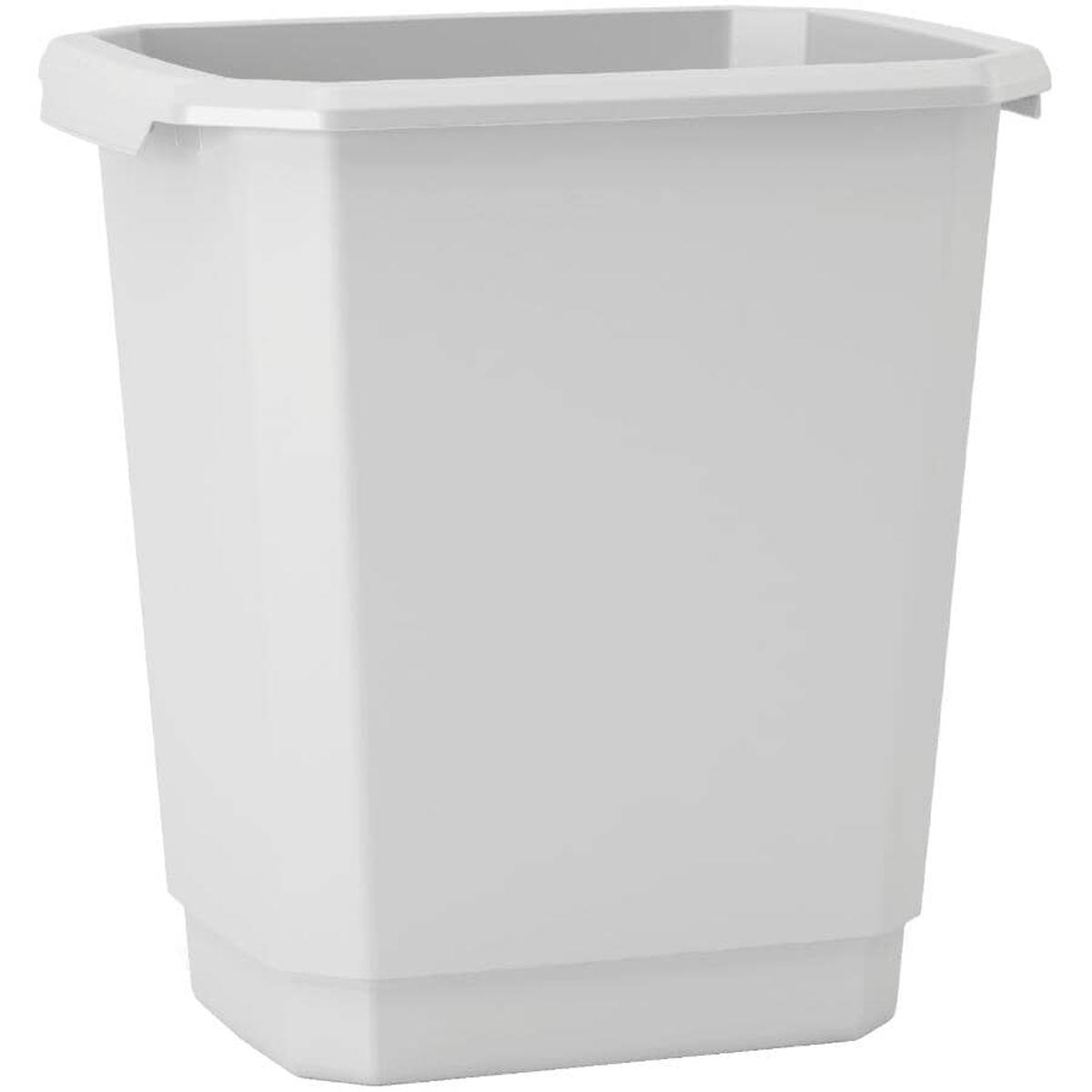 Studio Rectangular Wastebasket 8211 White 14 L
