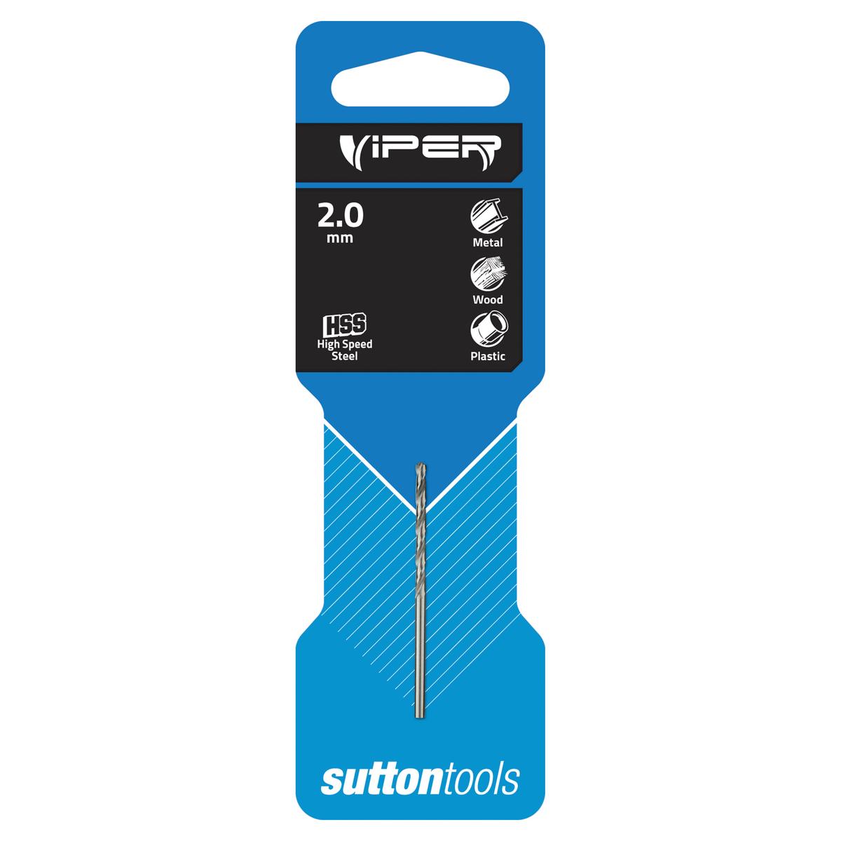 SUTTON 2.0mm Jobber HSS Viper Drill Bit
