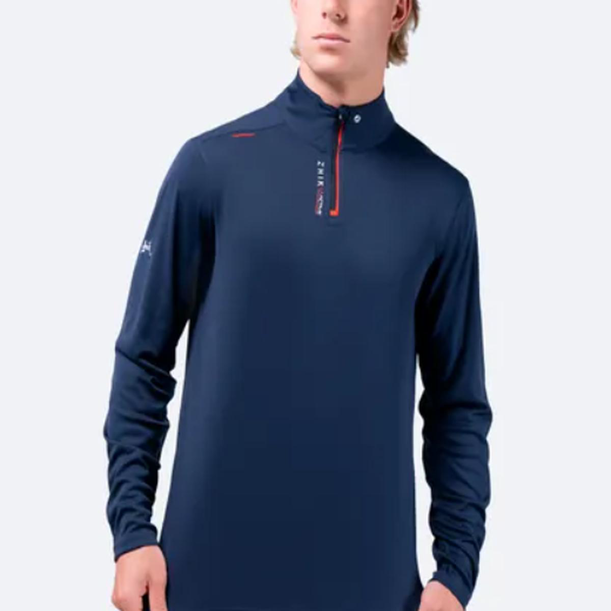 Zhik Mens UVActive UPF50 High Collar Top 8211 NAVY S