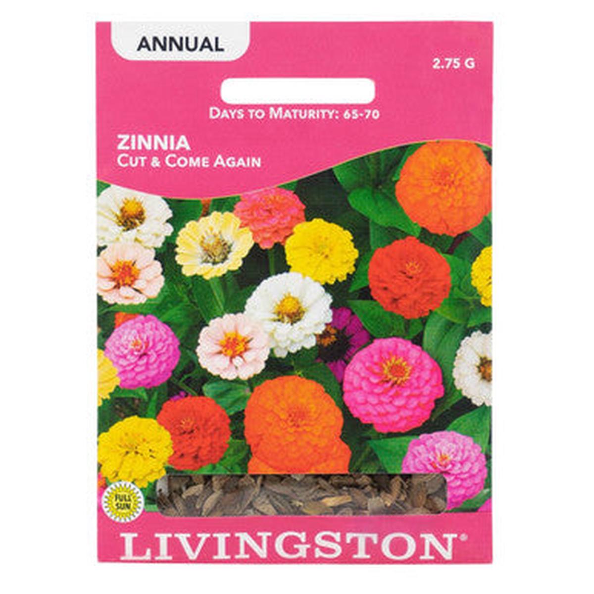 Zinnia Cut And Come Again Seeds