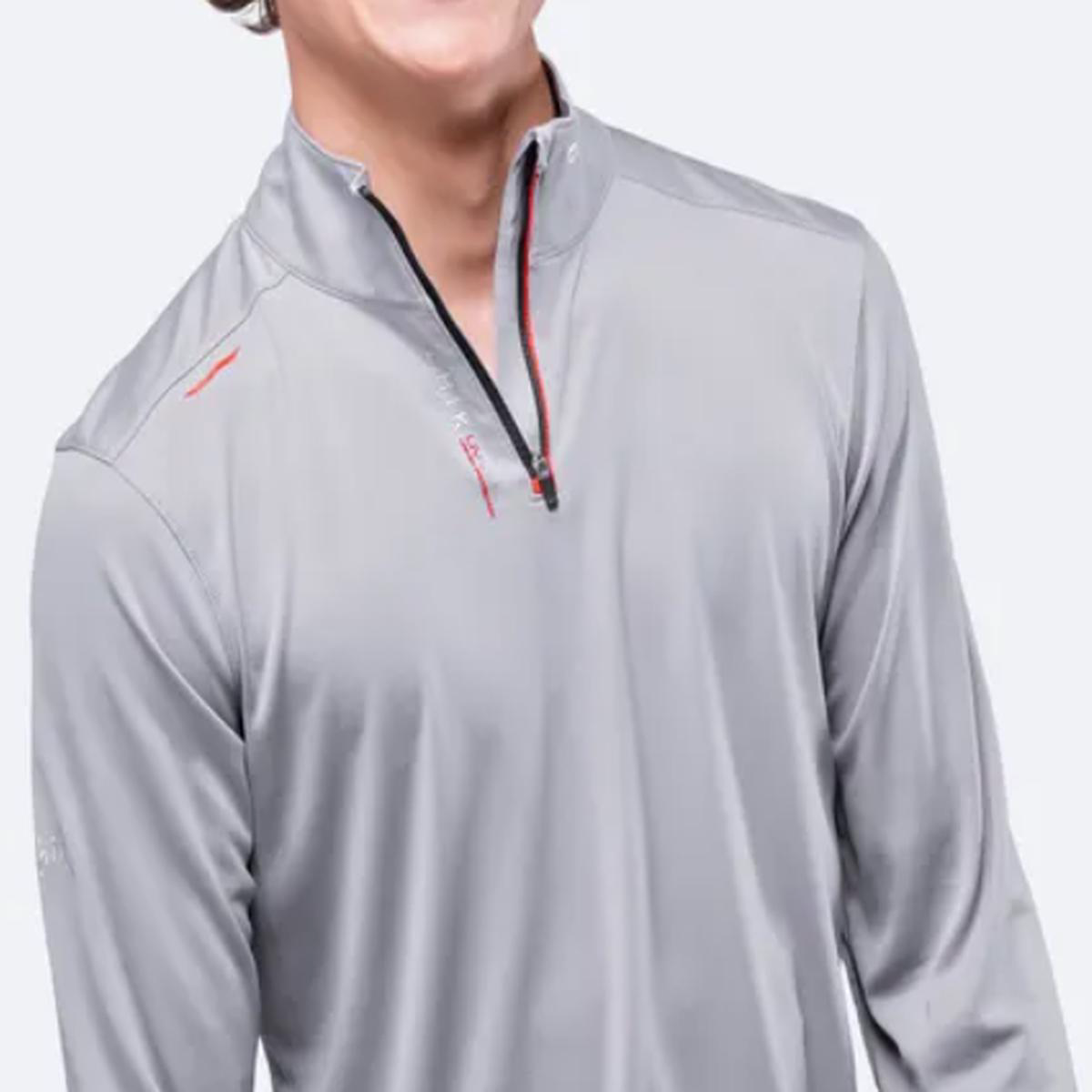 Zhik Mens UVActive UPF50 High Collar Top 8211 GREY S