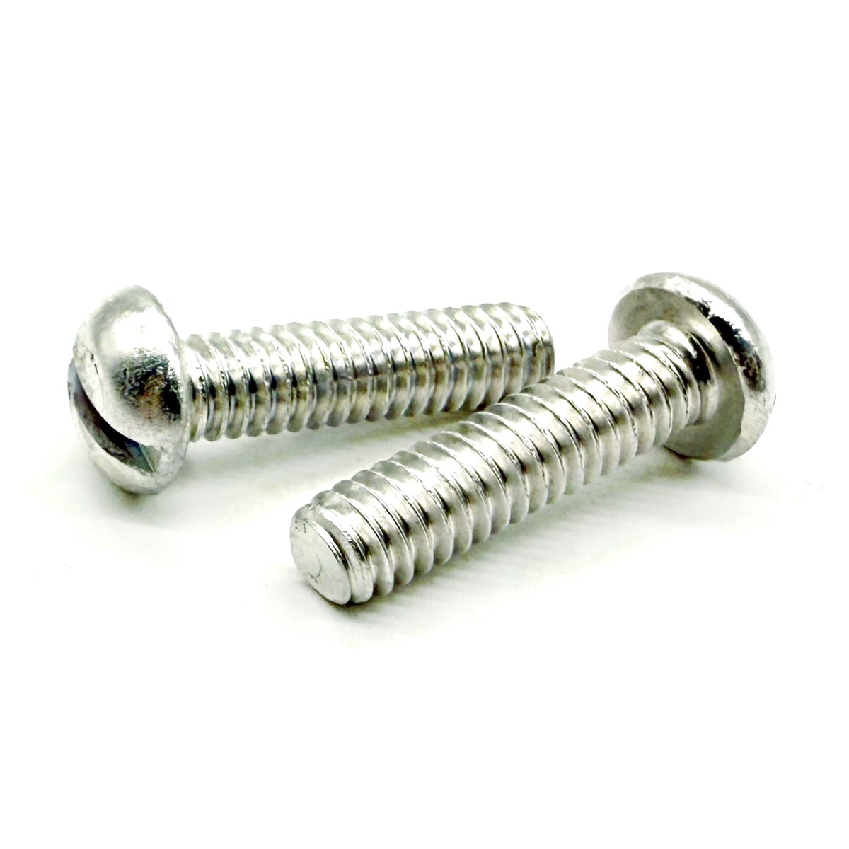 #10-24x1/2" Aluminum Slotted Round Head Machine Screw