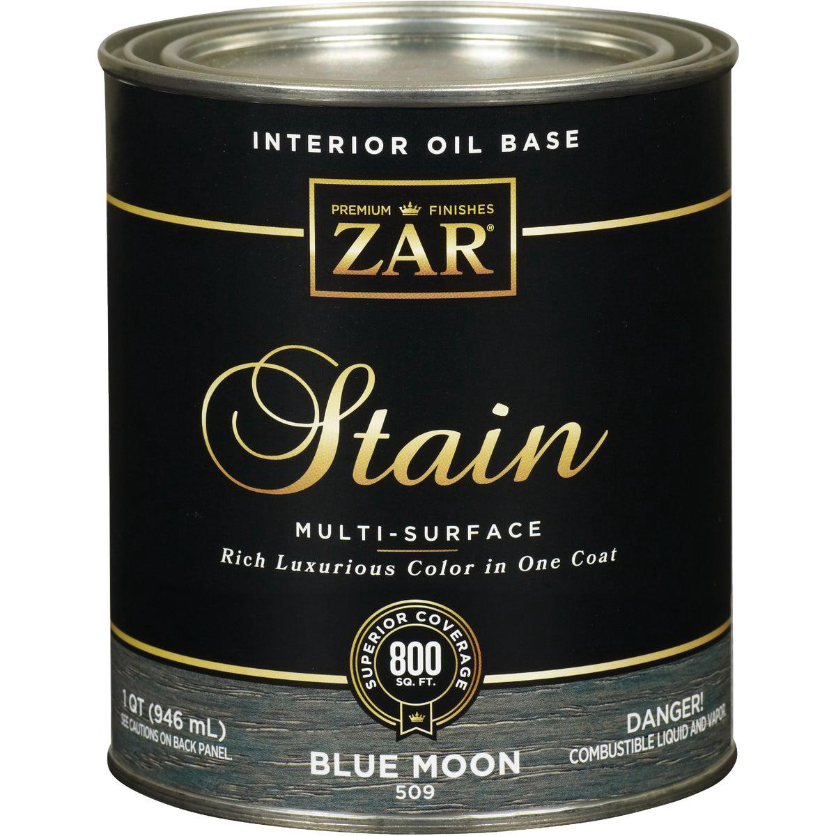 Zar 1 Qt Blue Moon Oil-Based Multi-Surface Interior Stain