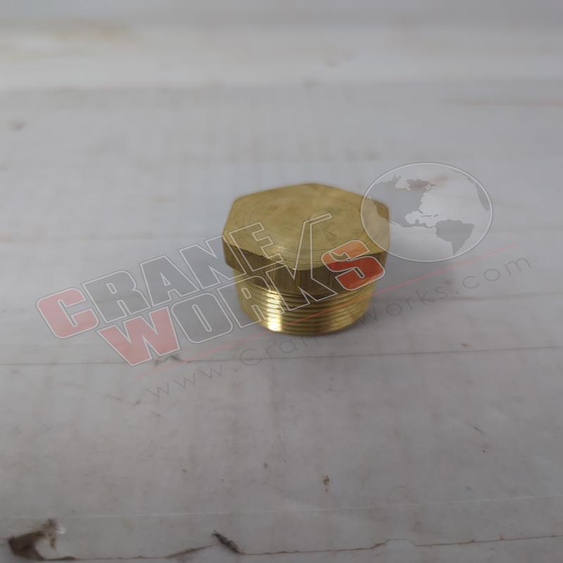 '-11083-8 | New Plug, Hex Hd, Brass Pipe, 3/4" Npt (218P-12)