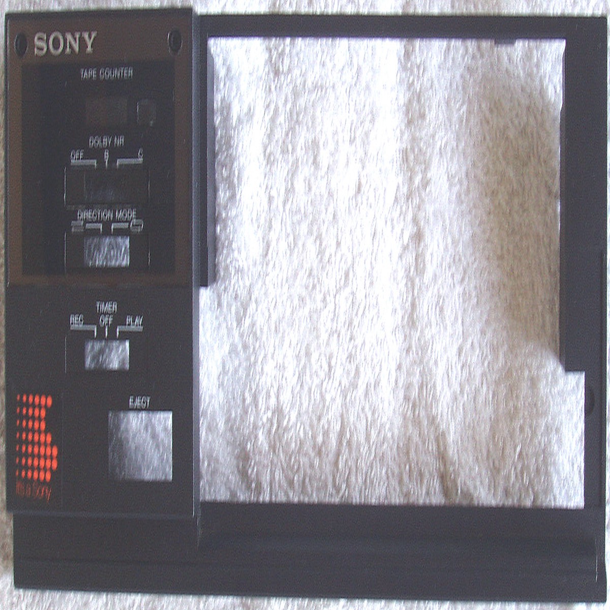 (SPARE PART) SONY FH-15R Boom Box Component (TC-158R Fascia Panel)