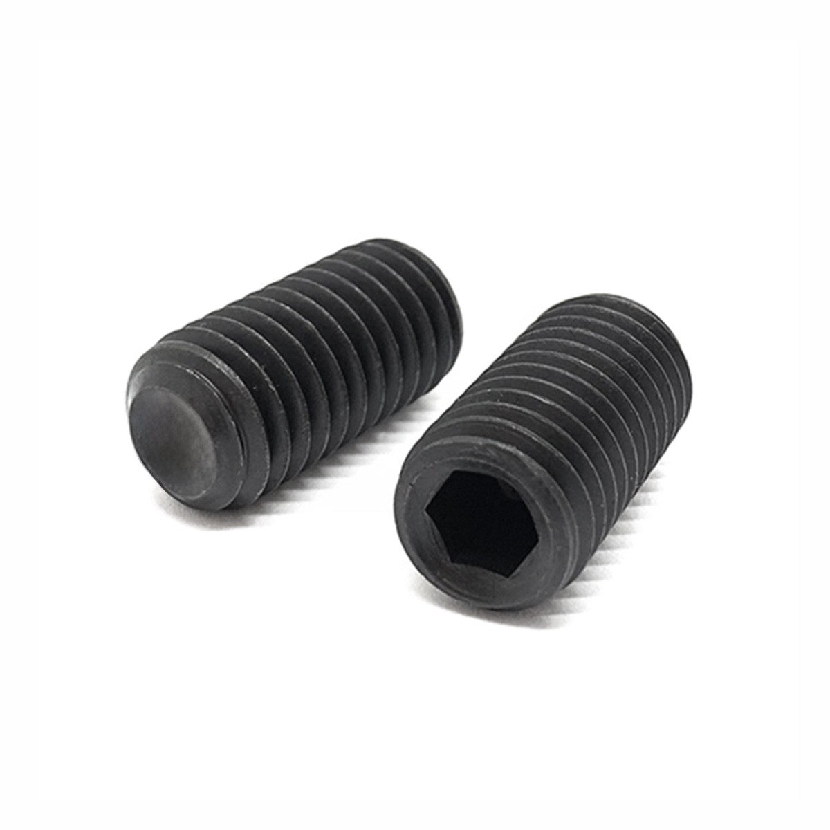 #10-32x5/16" Alloy Flat Point Allen Socket Set Screw Black Oxide
