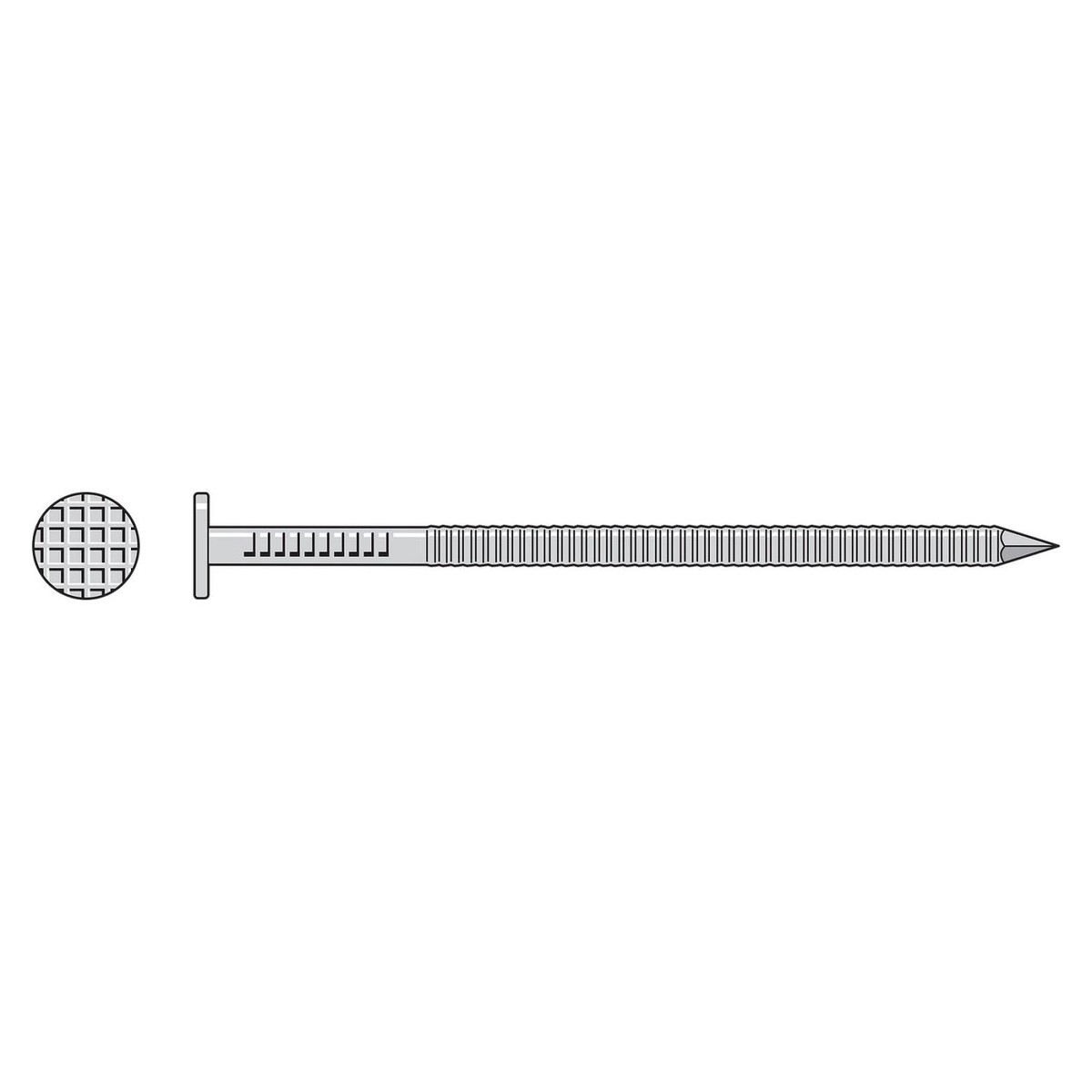 .131 x 2-1/2" Preservative-Treated Wood Decking Nail - 316 Stainless Steel, 5 lbs