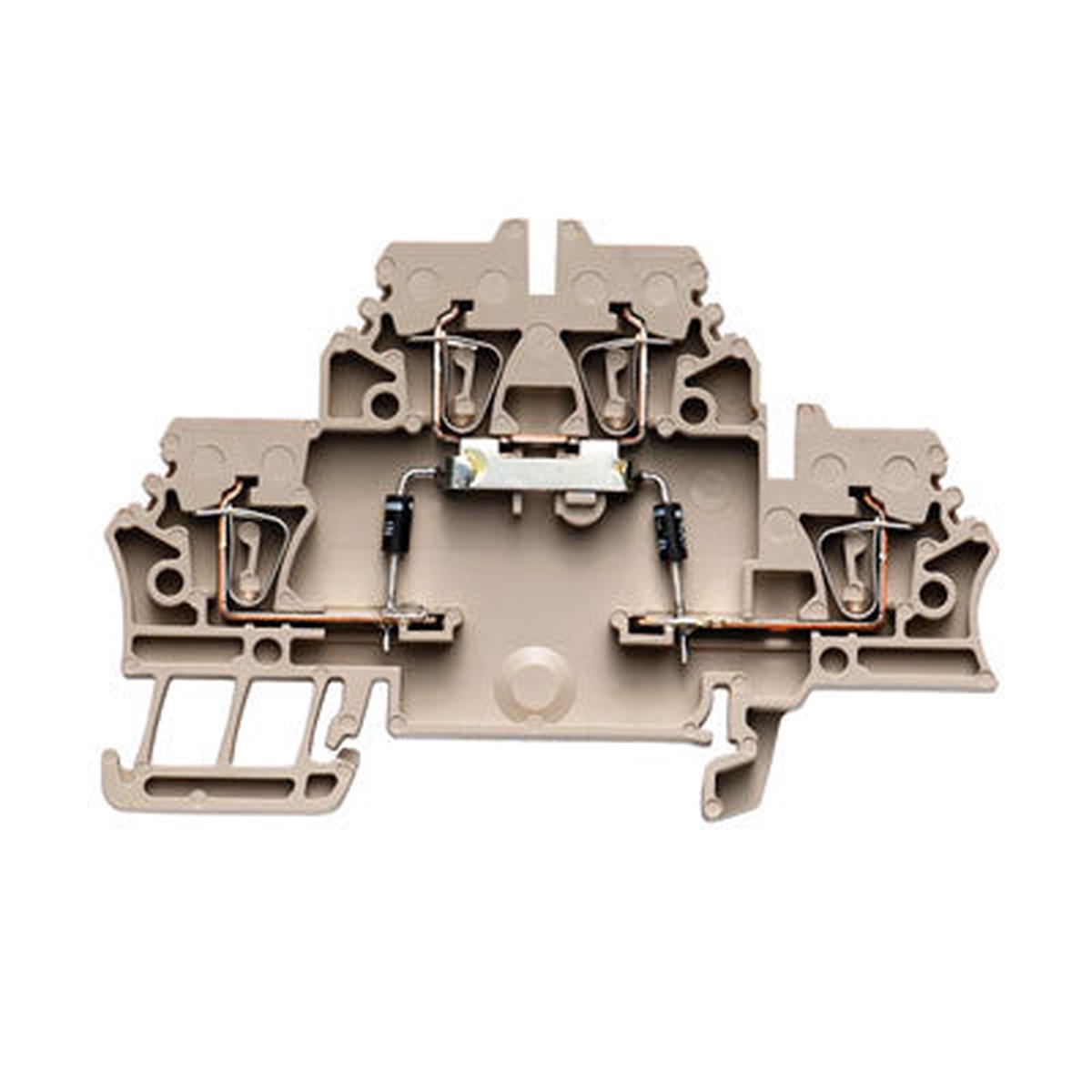 ZDK2.5/D/5 Clamp Terminal 2x Diode 2.5mm 2Tier