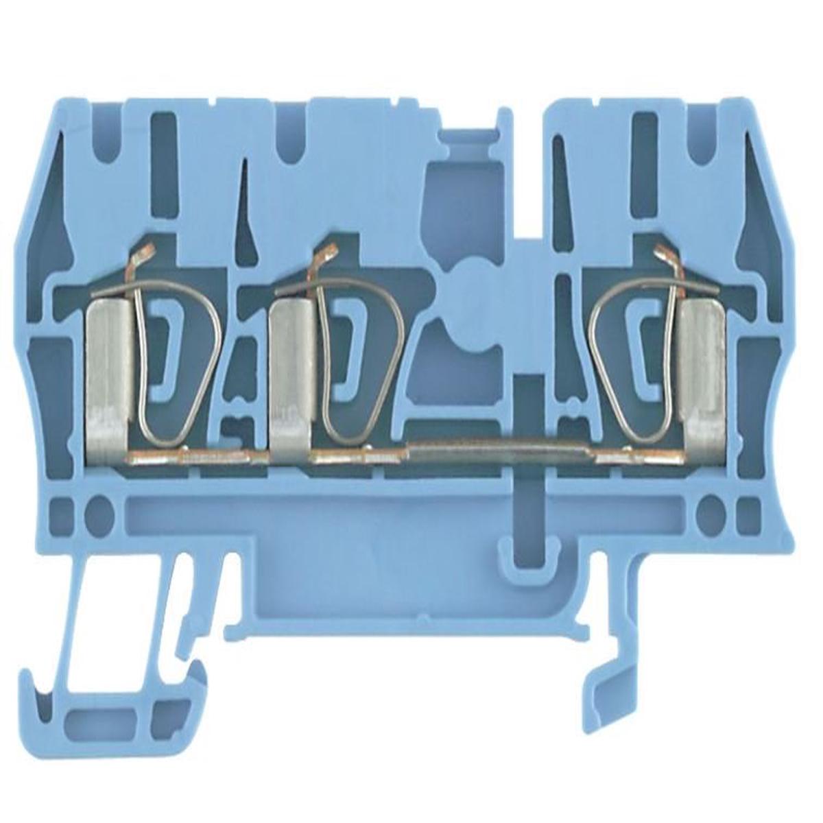 ZDU 2.5/3AN Clamp Terminal 2.5mm Blue 2in 1out