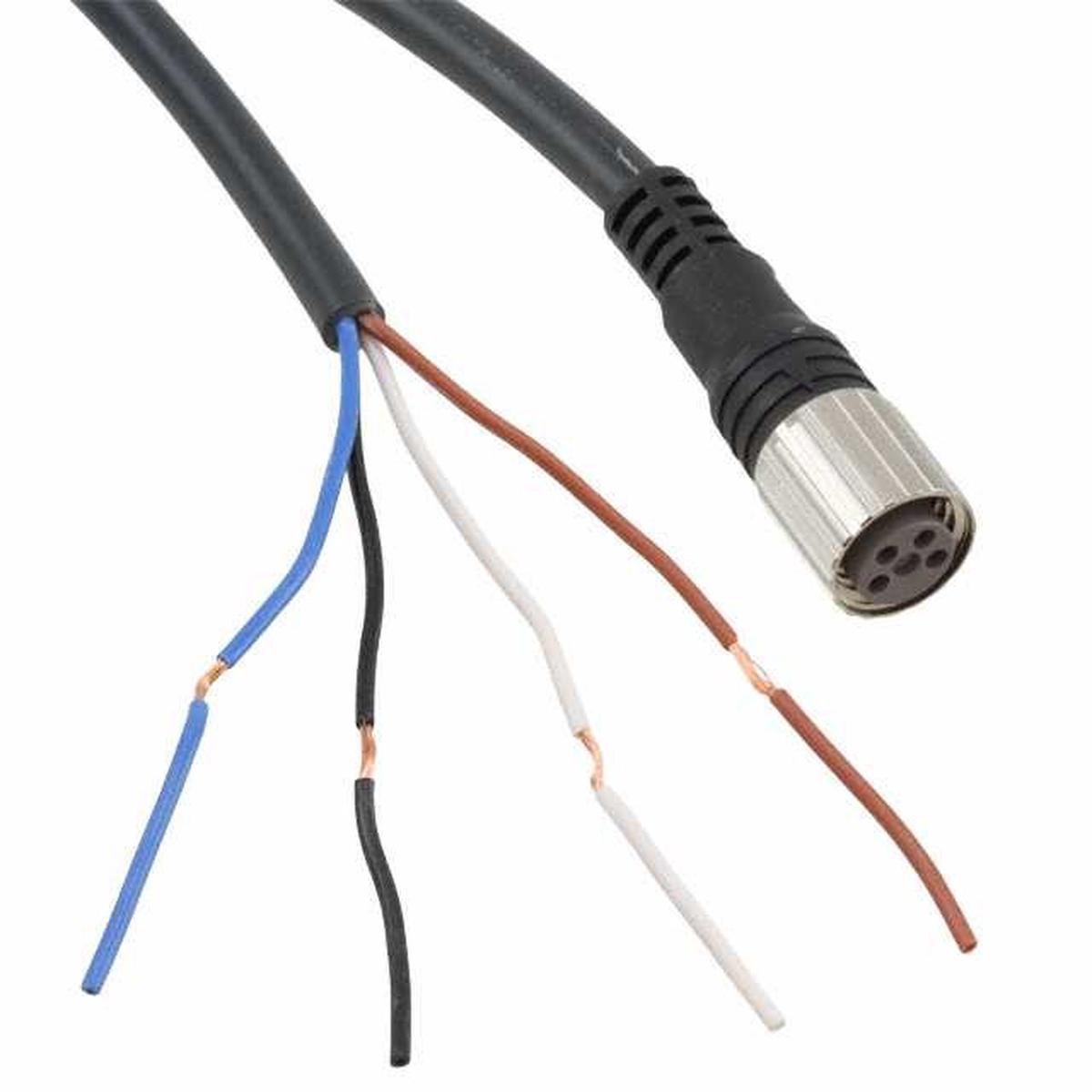 XS3F-M421-402A Lead Straight M8 4c 2m